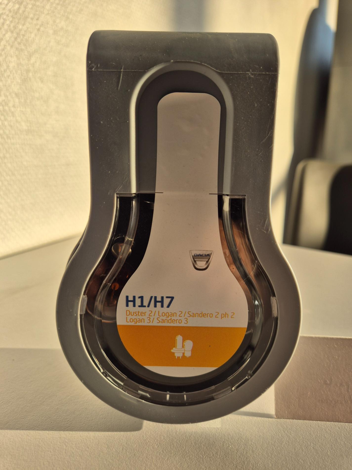 Boite d'ampoules H1/H7